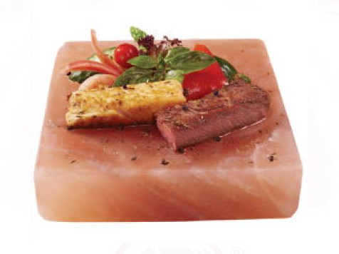 Natural Himalayan Salt Block Plate for Cooking, Grilling, Cutting